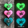 Lula Heart with Turtle Glow in the dark Necklace