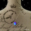 Twilight Glass Oval Glow Glass Necklace