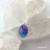 Twilight Glass Oval Glow Glass Necklace