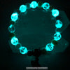 Unicorn Glow in the Dark Glass Pastel Pearls Beaded Stackable Bracelet