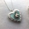 Unicorn Heart Glow Locket for Pictures