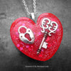 Key To My Glowing Locked Heart Necklace