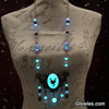 Crystal Fairy Victorian Garden Long Beaded Necklace