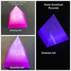 Handmade Violet Amethyst Glow Pyramid