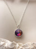 Volcano Crystal Necklace with Glow Star