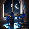Crescent Moon Glow in the dark bottle topper