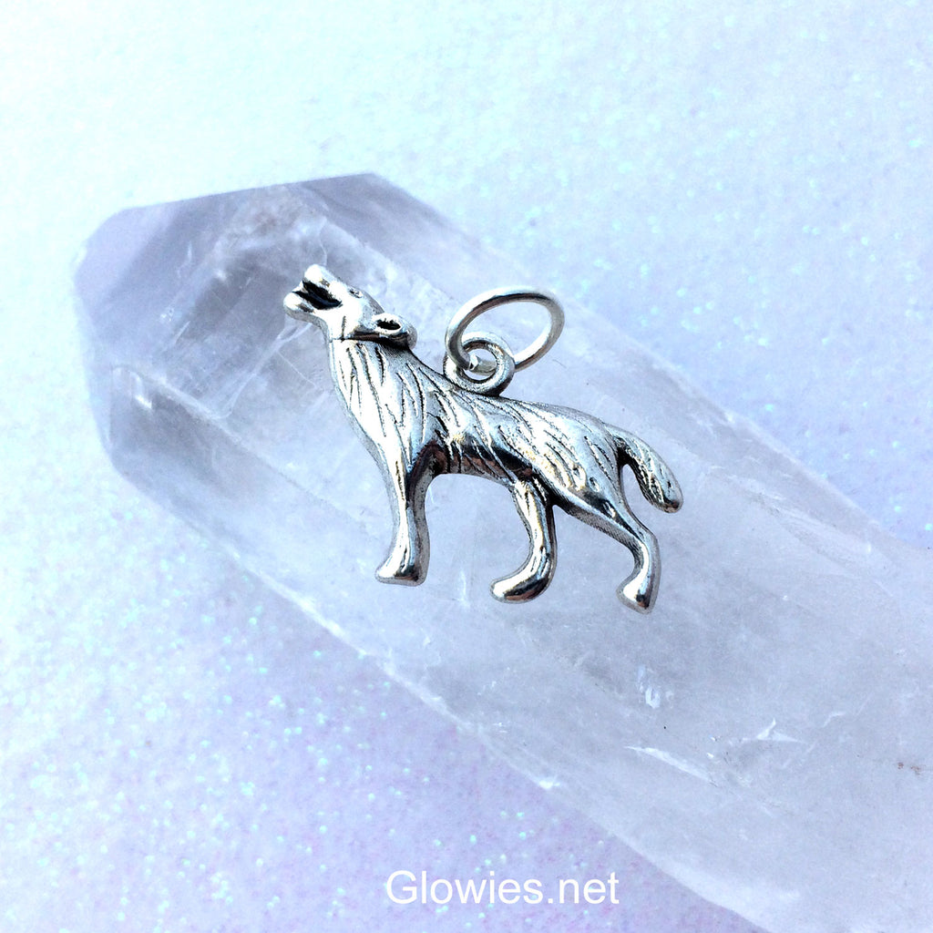 Howling Wolf Charm