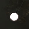 Round Wood Opal Glow Stone Necklace