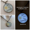 You Are My Sunshine Glow Quote Pendant